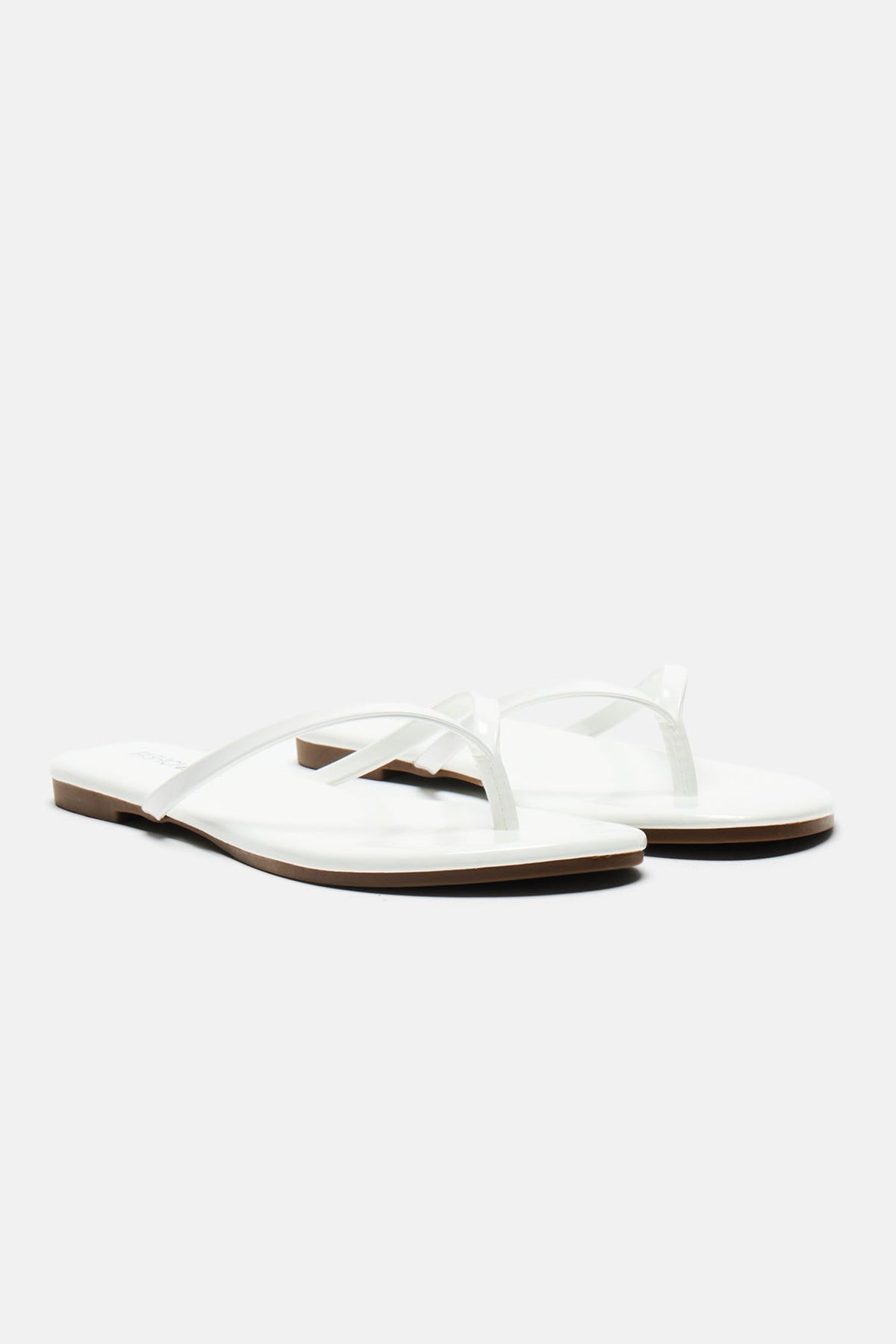 Summer Glow Flat Sandal - White
