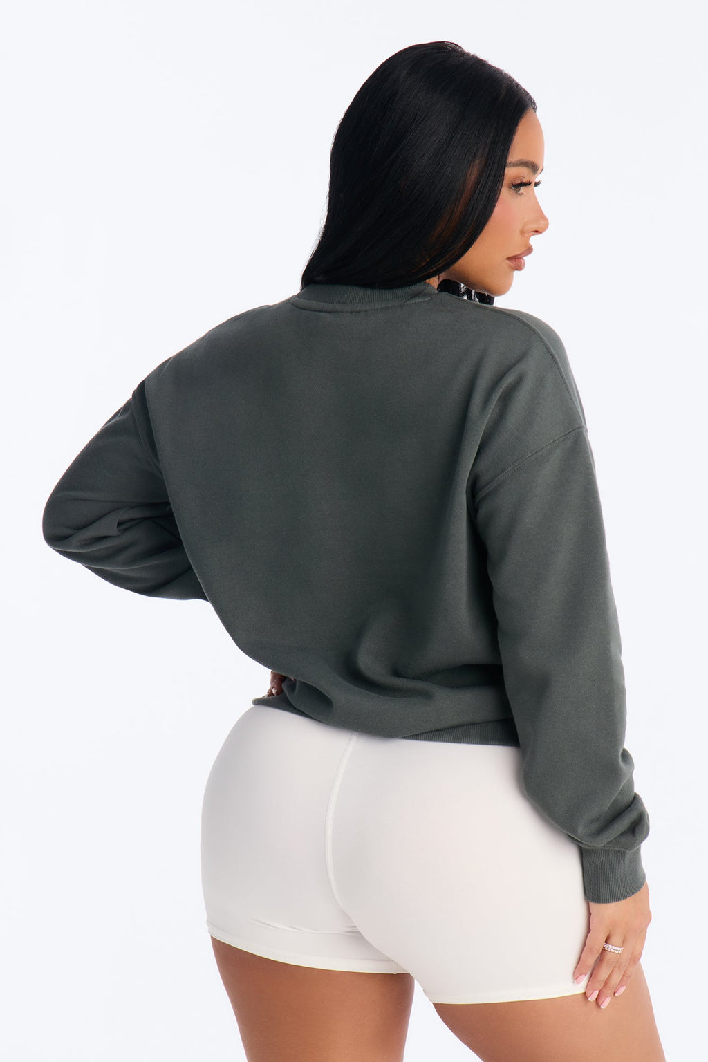 Aspen Colorado Fleece Crew Neck Sweatshirt - Hunter Green