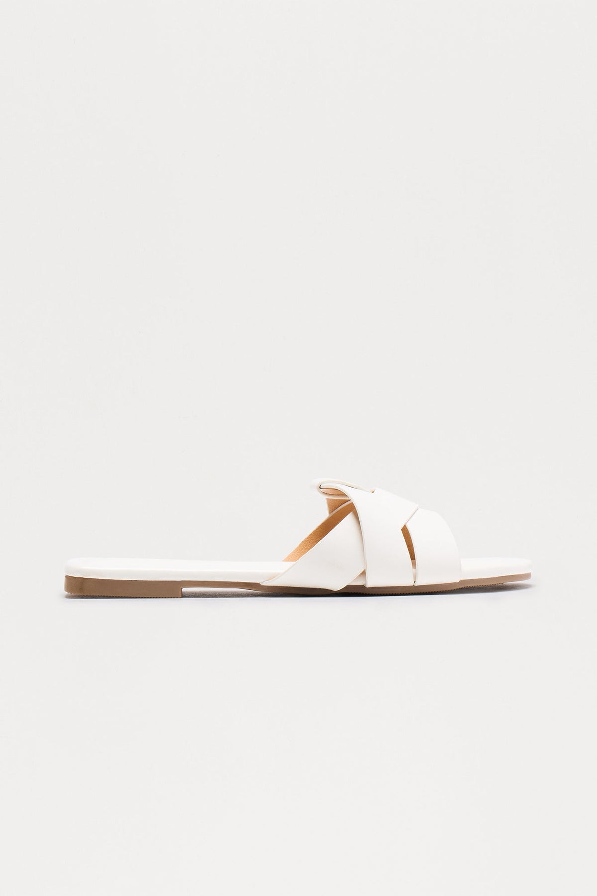 Antonia Slip On Sandals - White