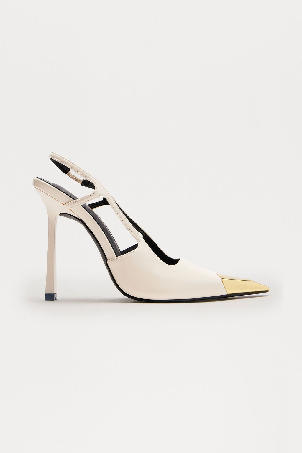 Stamp It Slingback Pumps - Cream