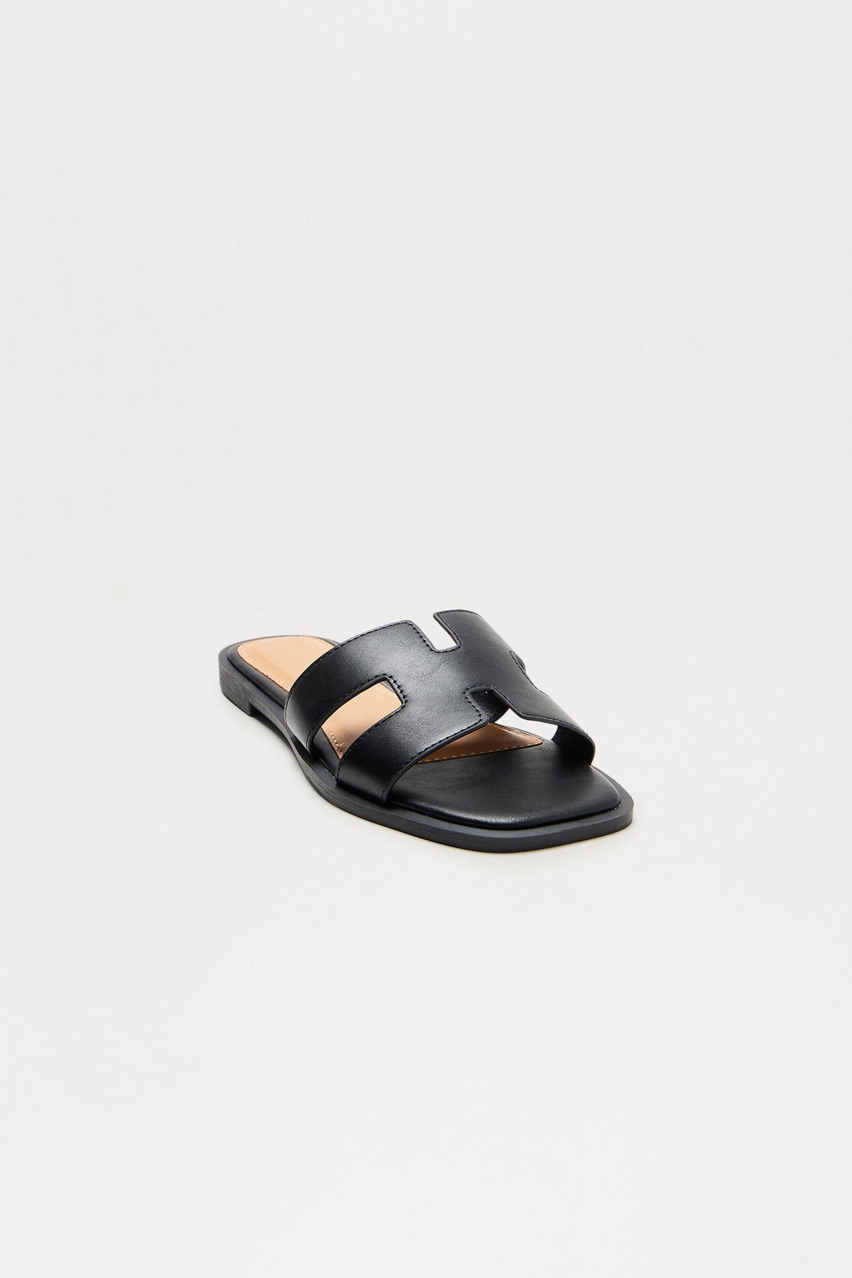 Noe Slip On Sandals - Black