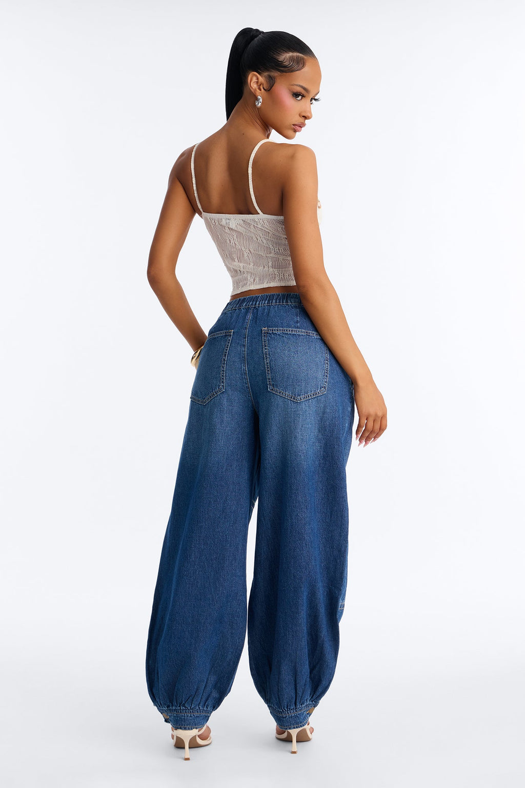 St. Augustine Linen Blend Jogger Jeans - Dark Wash