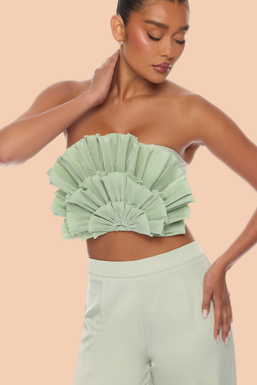 Coast To Coast Pant Set - Sage