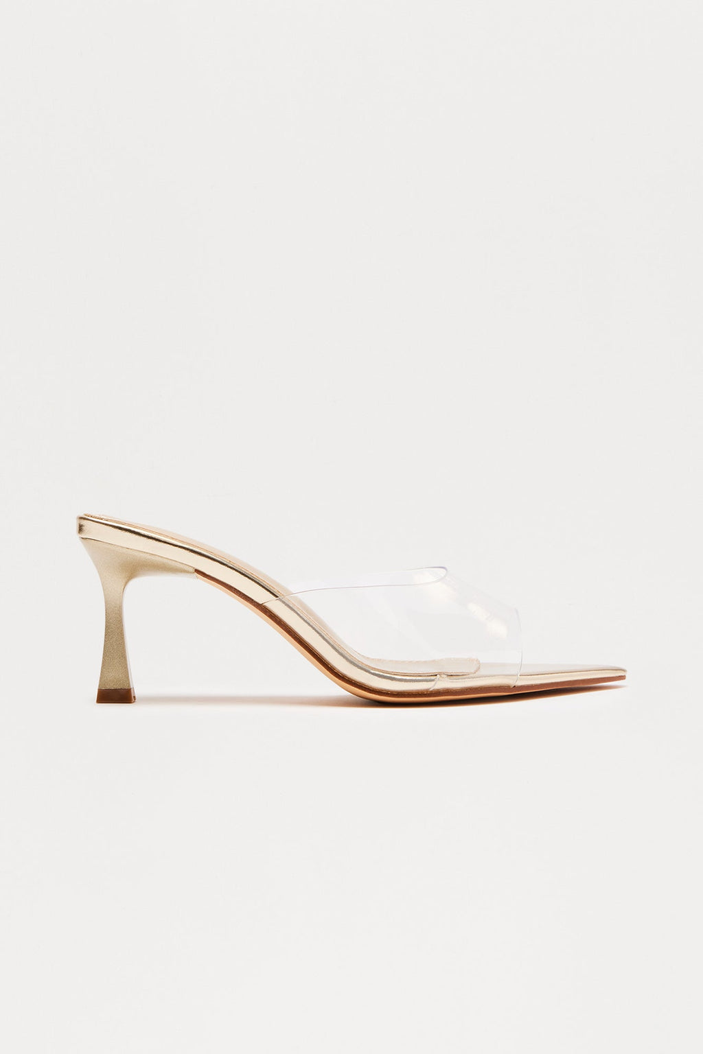 Cana Clear Mules - Gold