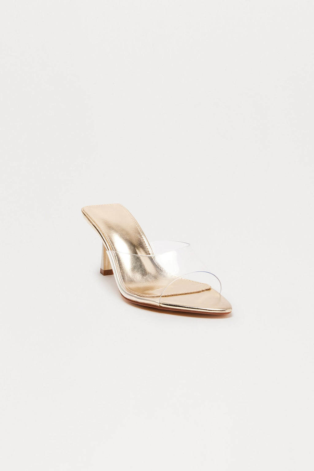Cana Clear Mules - Gold