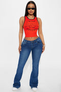 Everyday Low Rise Flare Jeans - Dark Wash