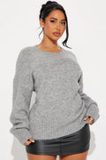 Laylin Sweater - Heather Grey