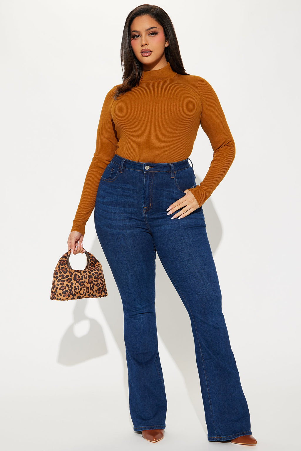 Day In Pasadena Sweater - Rust