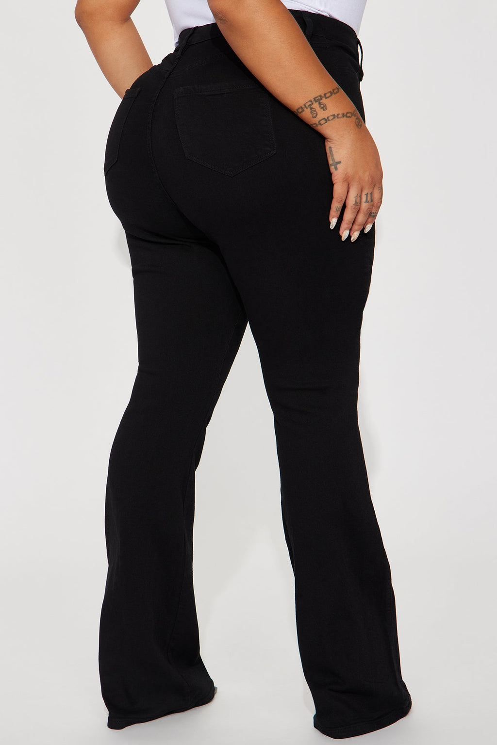 Deep In My Soul Flare Jeans - Black