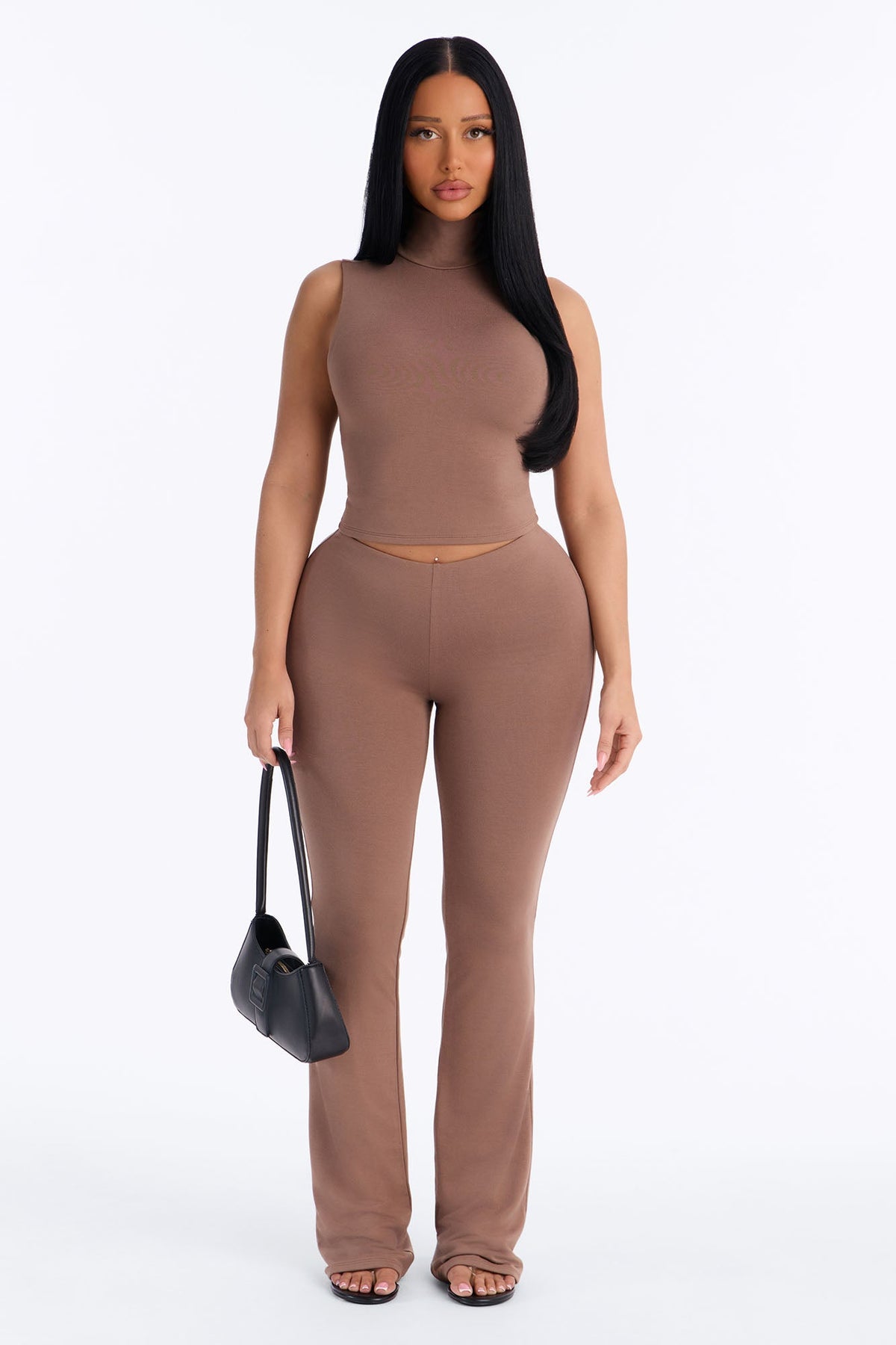 Candice Premium Modal Pant Set - Sand