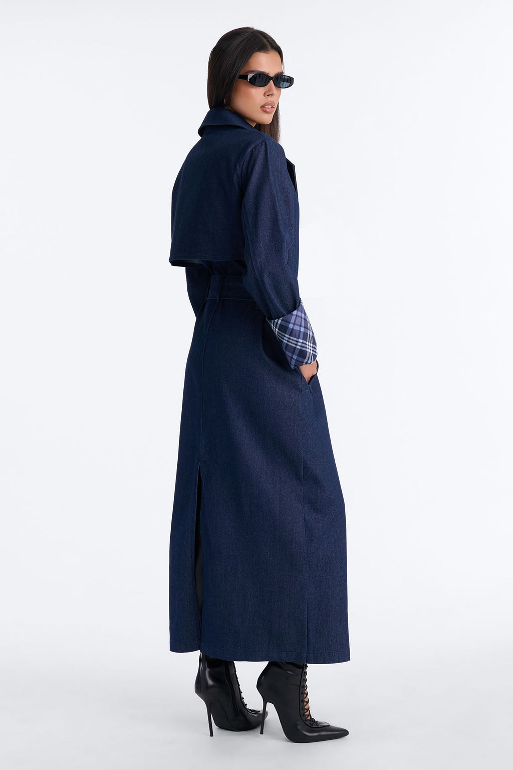 Social Club Denim Coat - Dark Wash