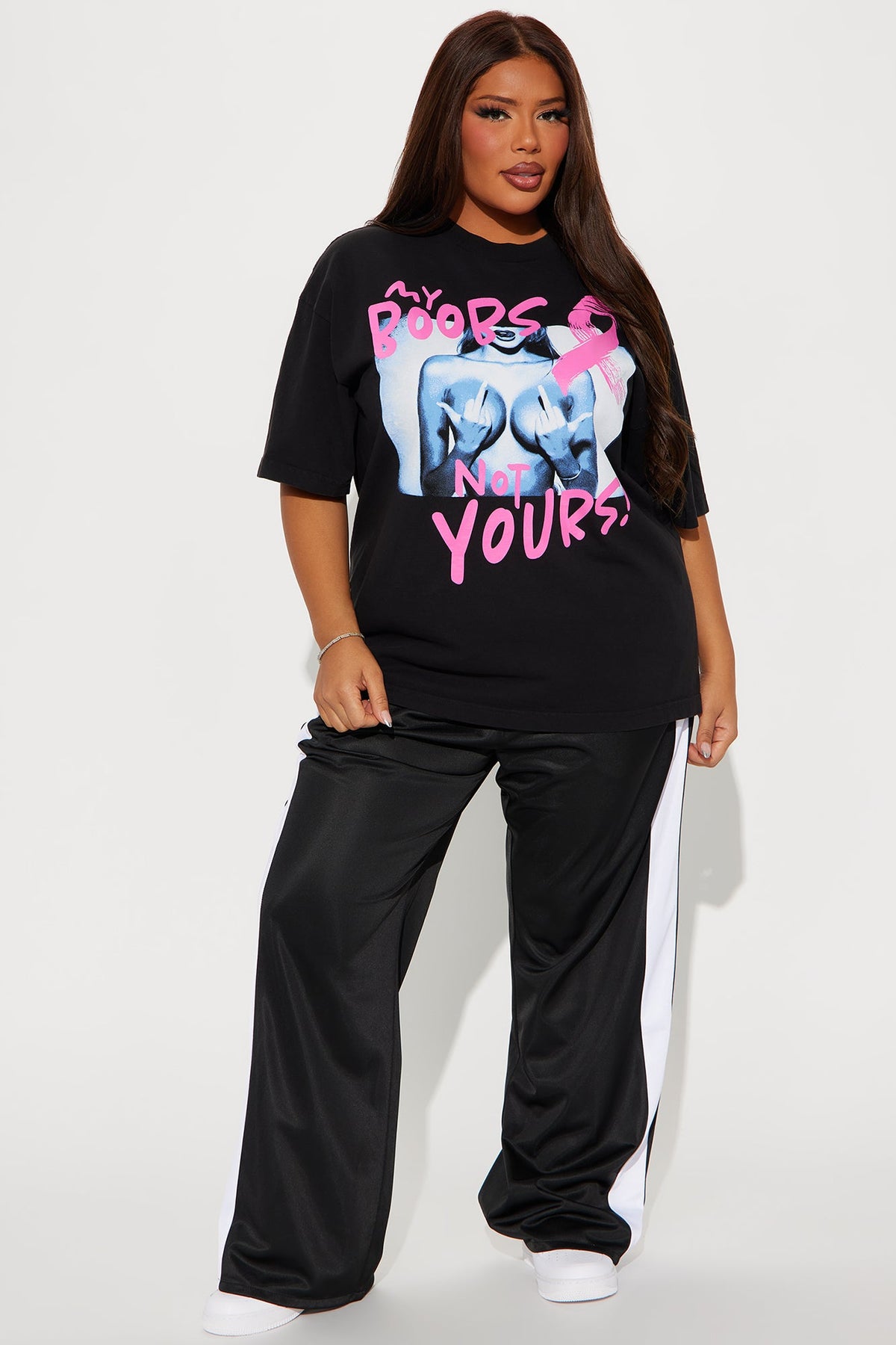 My Boobs Not Yours Tee - Black