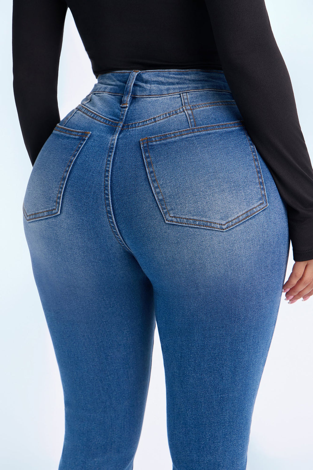 Keep It Tight Shaping Stretch Skinny Jeans - Medium Wash