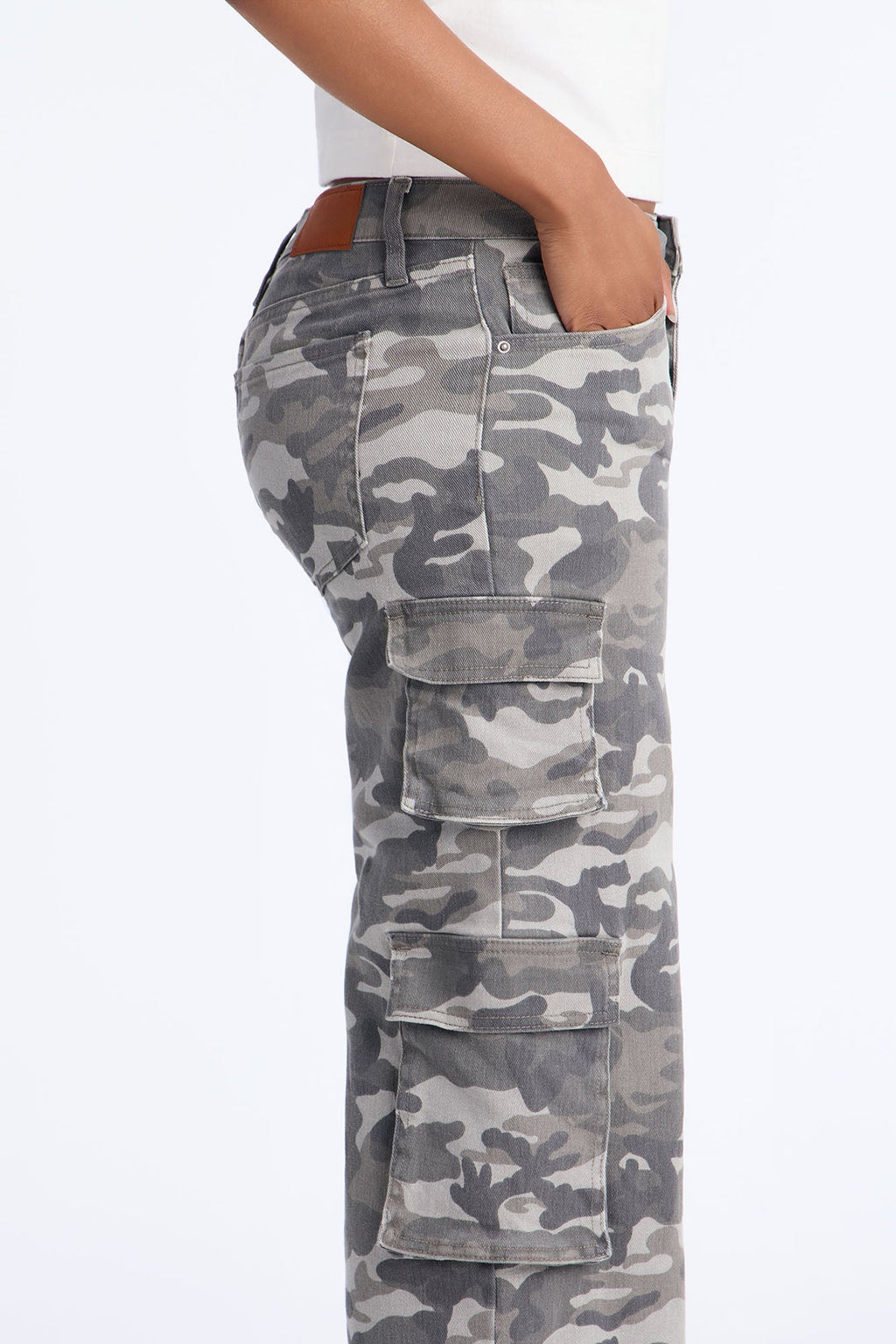 Undercover Camo Stretch Cargo Jeans - Charcoal/combo