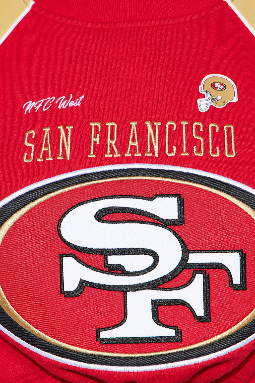 NFL 49ers Crew Neck Sweatshirt - Red