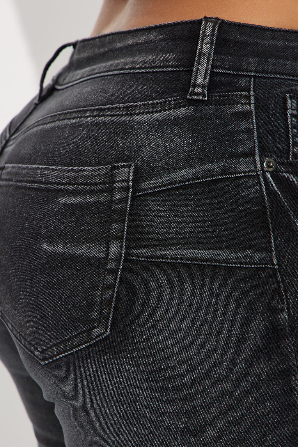 Tall She's An Icon Curvy Stretch Skinny Jeans - Black Wash