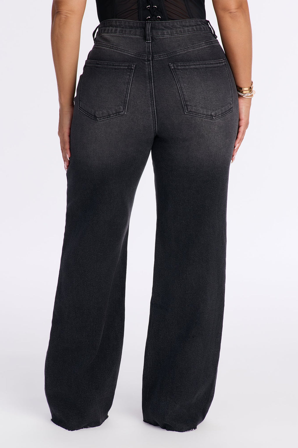 Tough Love Stretch Straight Leg Jean - Black Wash