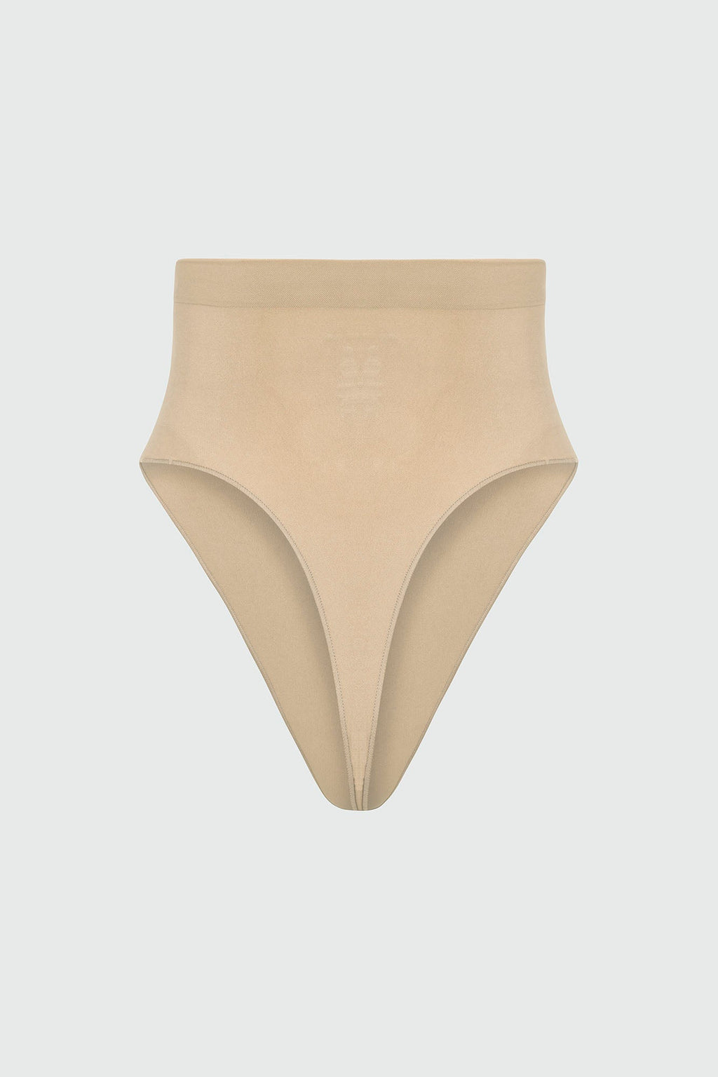 Nova Sculpt Seamless Strong Compression Mid Waist Thong - Sand