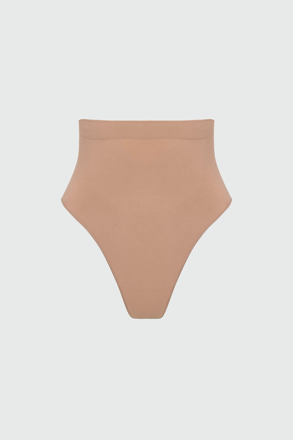 Nova Sculpt Seamless Strong Compression Mid Waist Thong - Nude