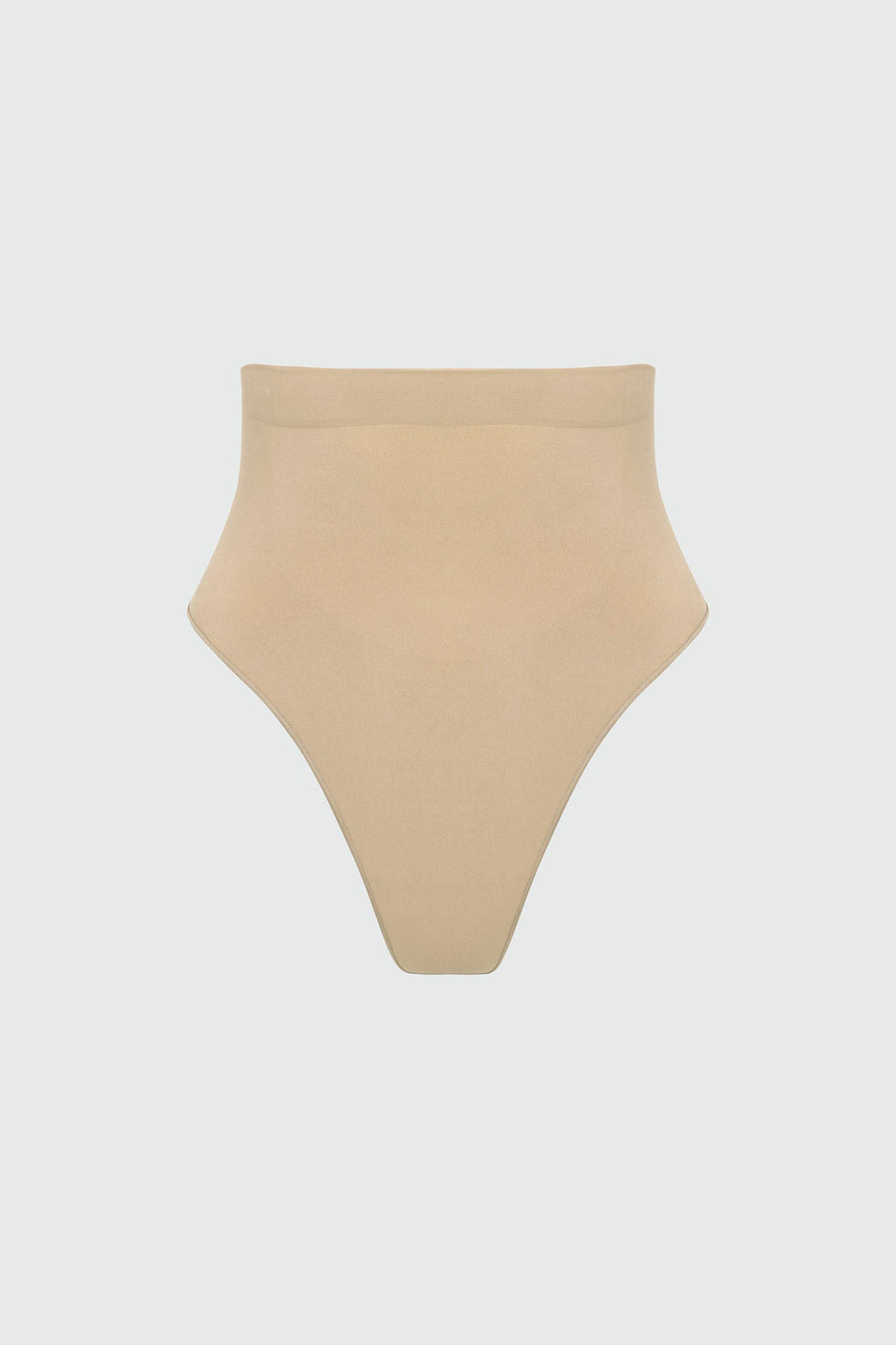 Nova Sculpt Seamless Strong Compression Mid Waist Thong - Sand