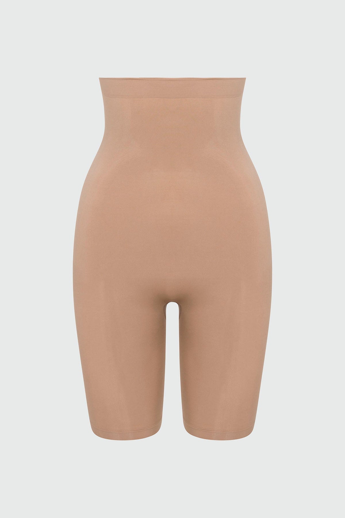 Nova Sculpt Seamless Strong Compression High Waisted Thigh Shaper - Nude