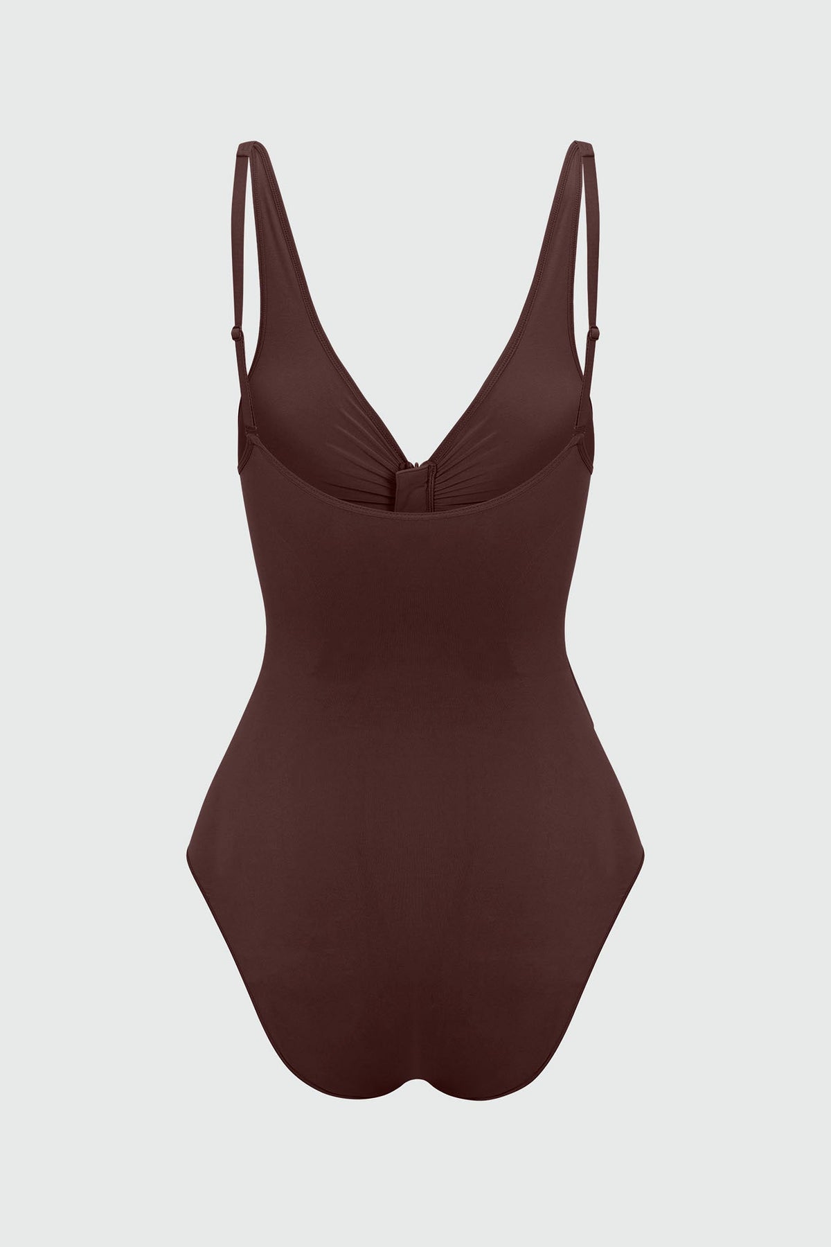 Nova Sculpt Seamless Strong Compression Zip Front Brief Bodysuit - Coco