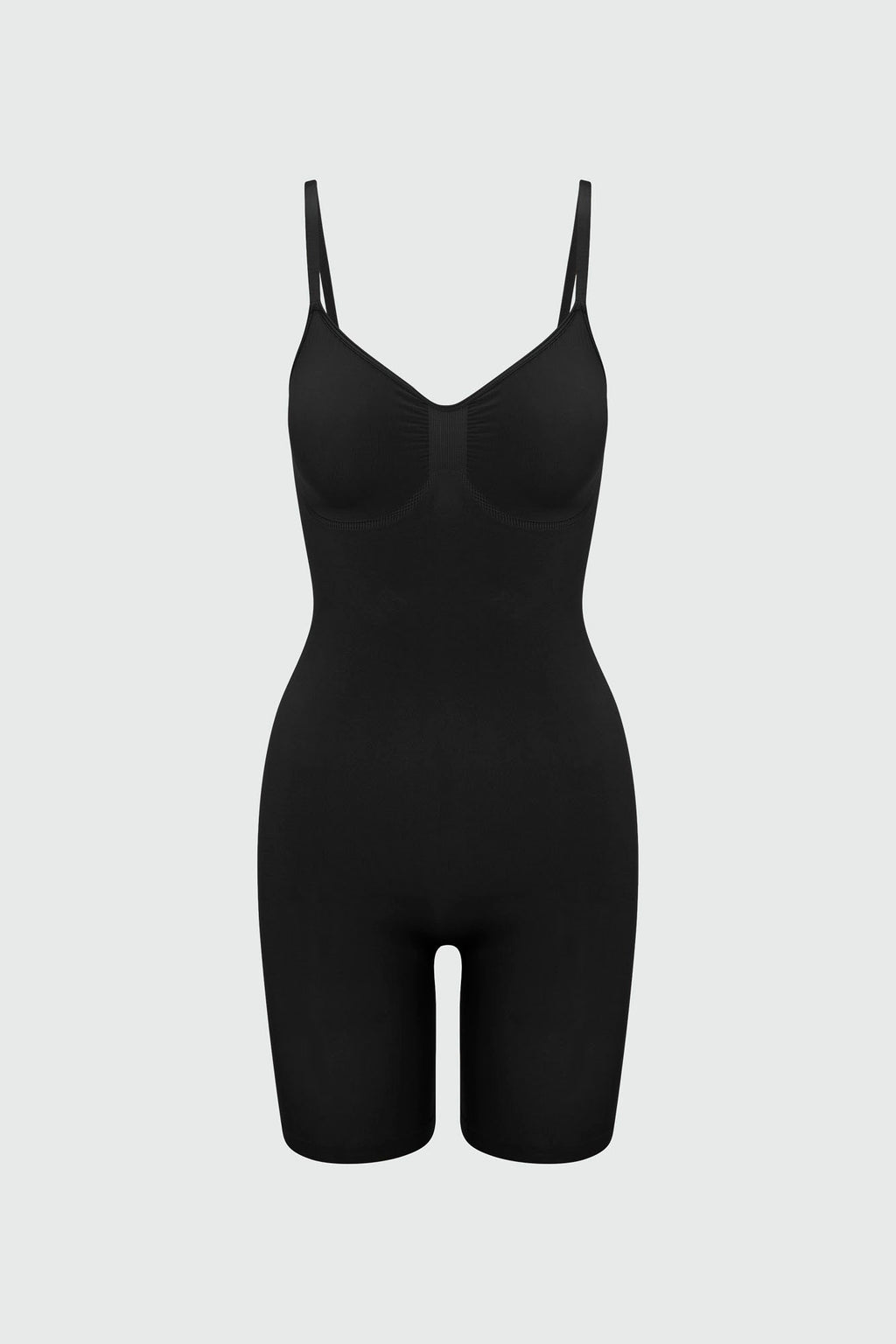 Nova Sculpt Seamless Strong Compression Thigh Shaping Bodysuit - Black