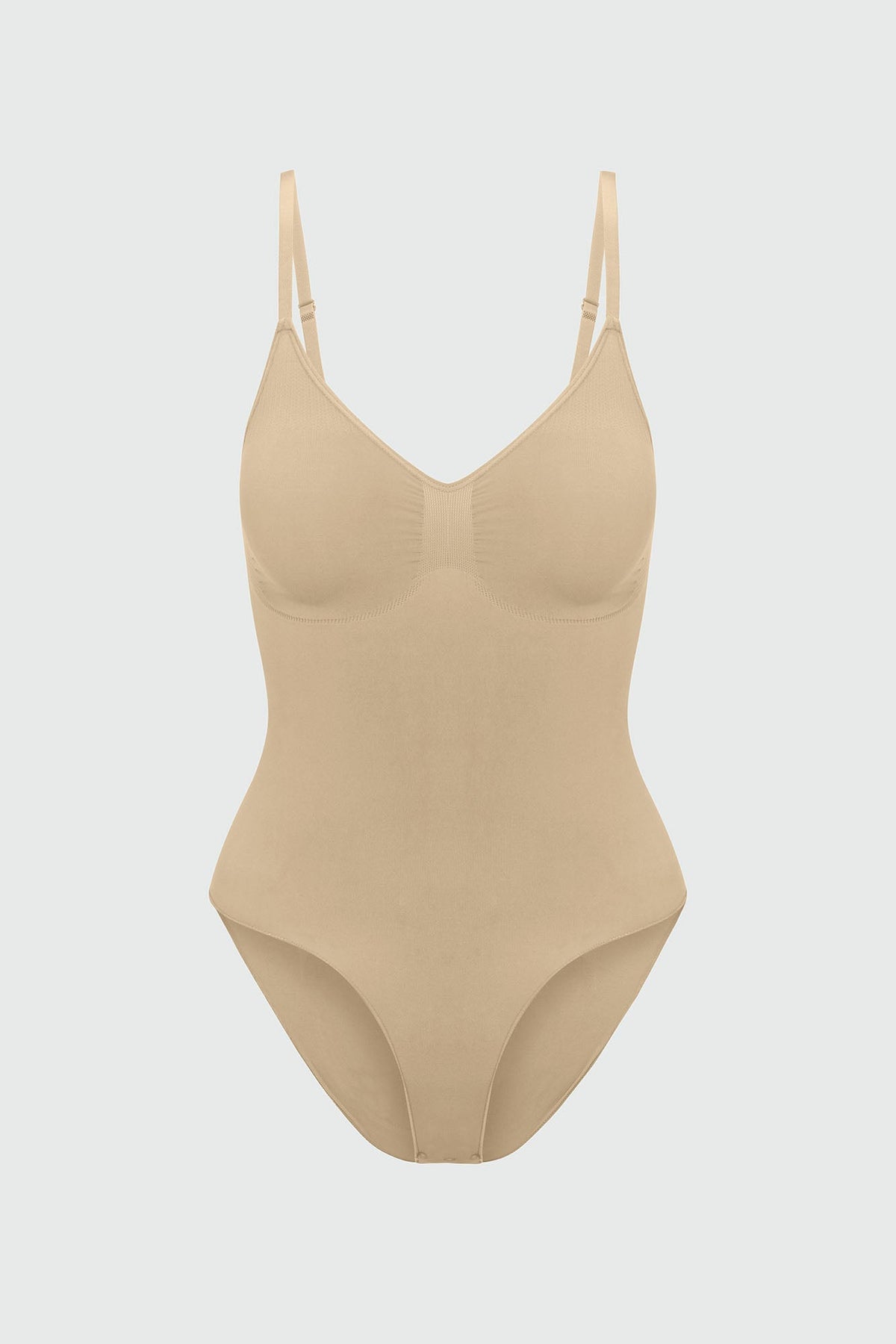 Nova Sculpt Seamless Strong Compression Brief Bodysuit - Sand