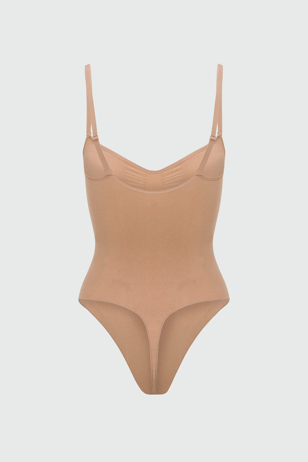 Nova Sculpt Seamless Strong Compression Thong Bodysuit - Nude