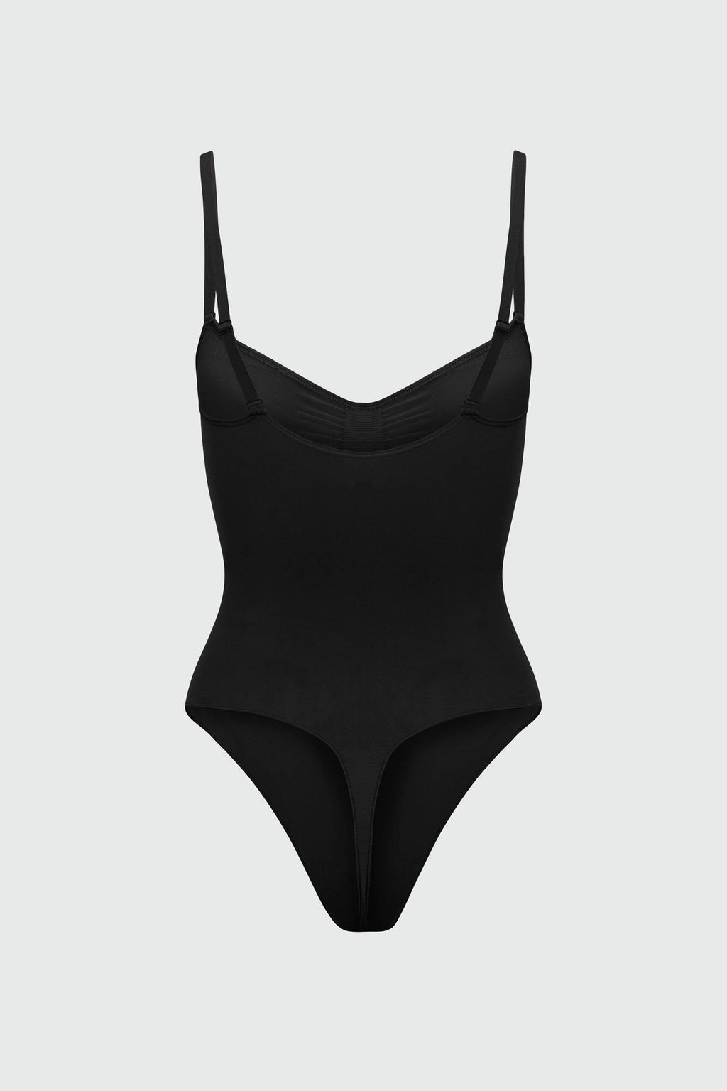 Nova Sculpt Seamless Strong Compression Thong Bodysuit - Black