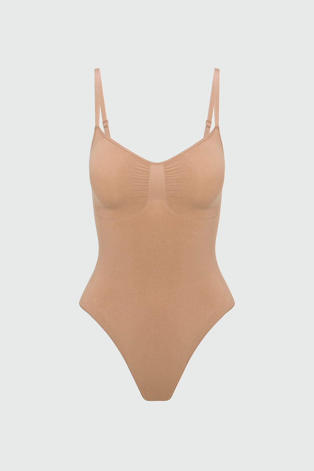 Nova Sculpt Seamless Strong Compression Thong Bodysuit - Nude