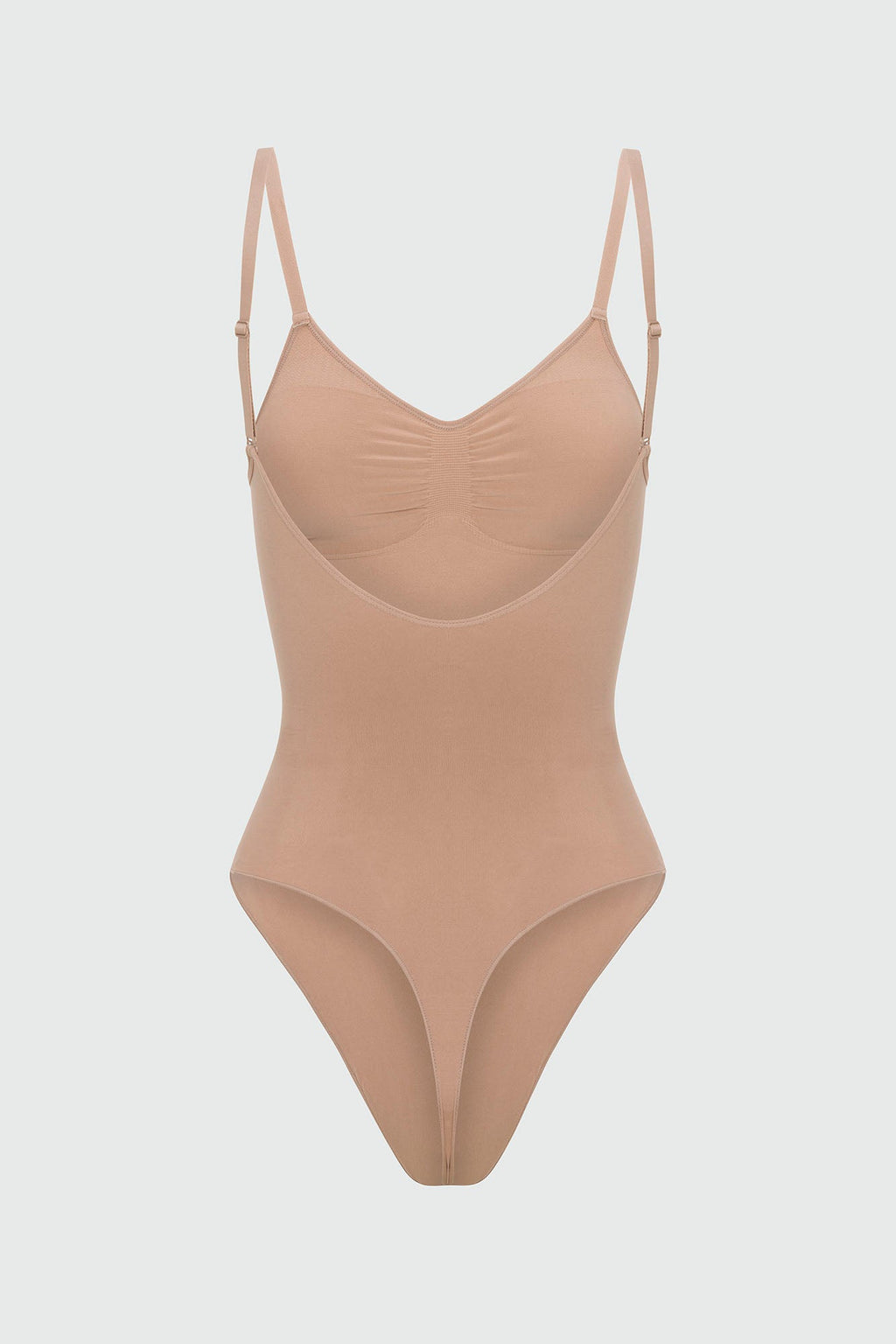 Nova Sculpt Seamless Strong Compression Low Back Thong Bodysuit - Nude