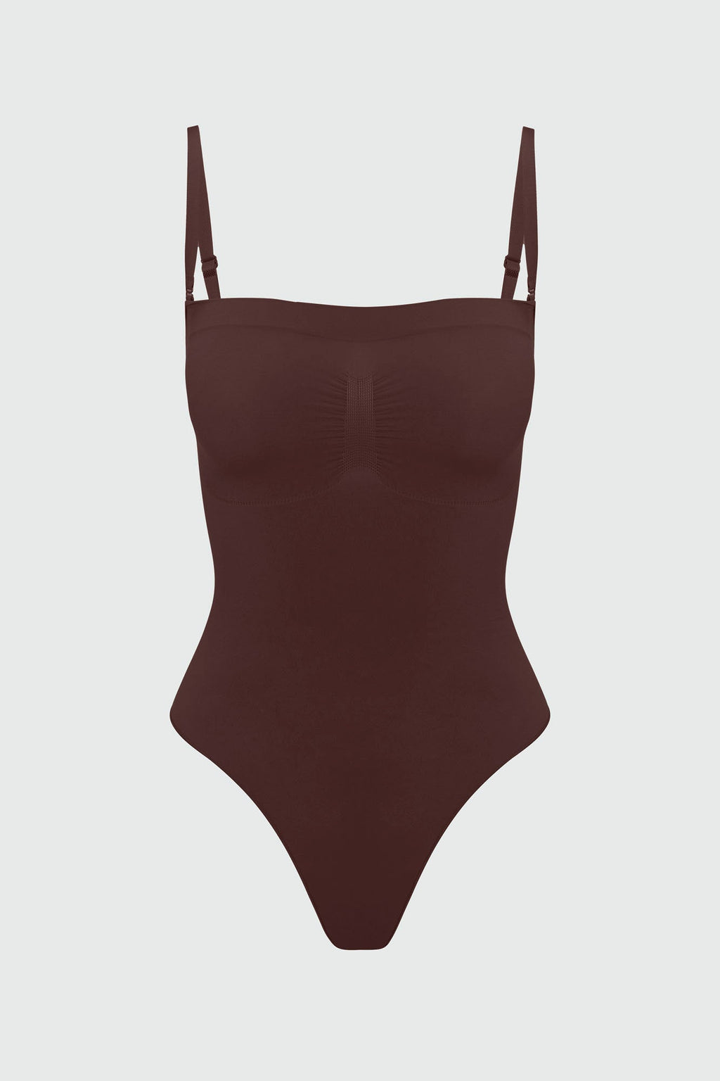 Nova Sculpt Seamless Strong Compression Strapless Thong Bodysuit - Coco