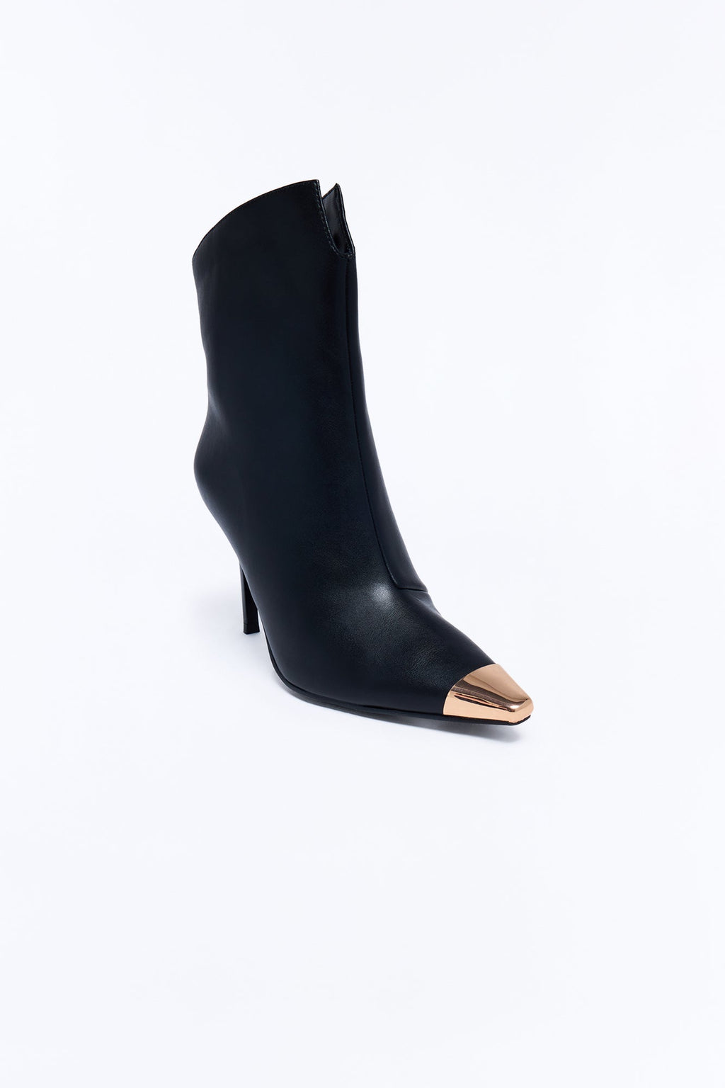 Chari Hardware Toe Booties - Black