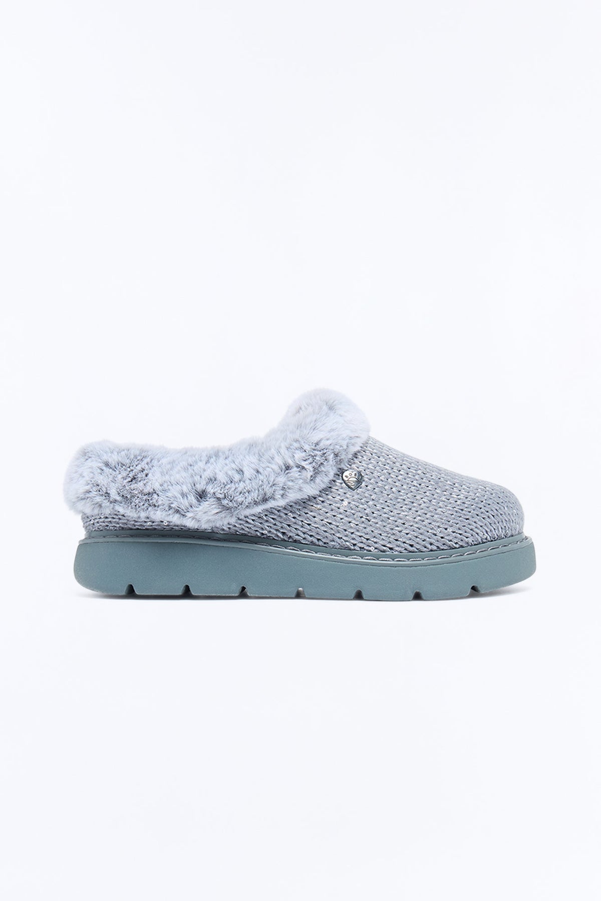 Skechers Keepsakes Lite Knit Slip Ons - Light Grey
