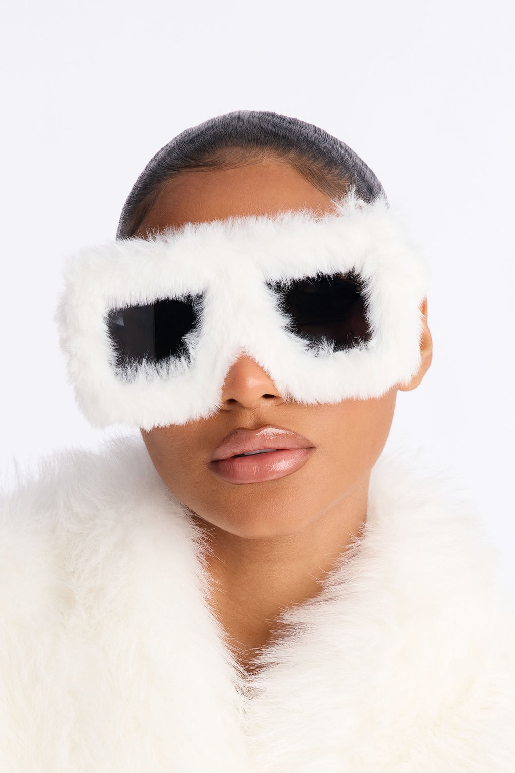 Fur Sight Sunglasses - White