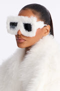 Fur Sight Sunglasses - White