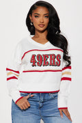 San Francisco 49ers Sweater - White/combo