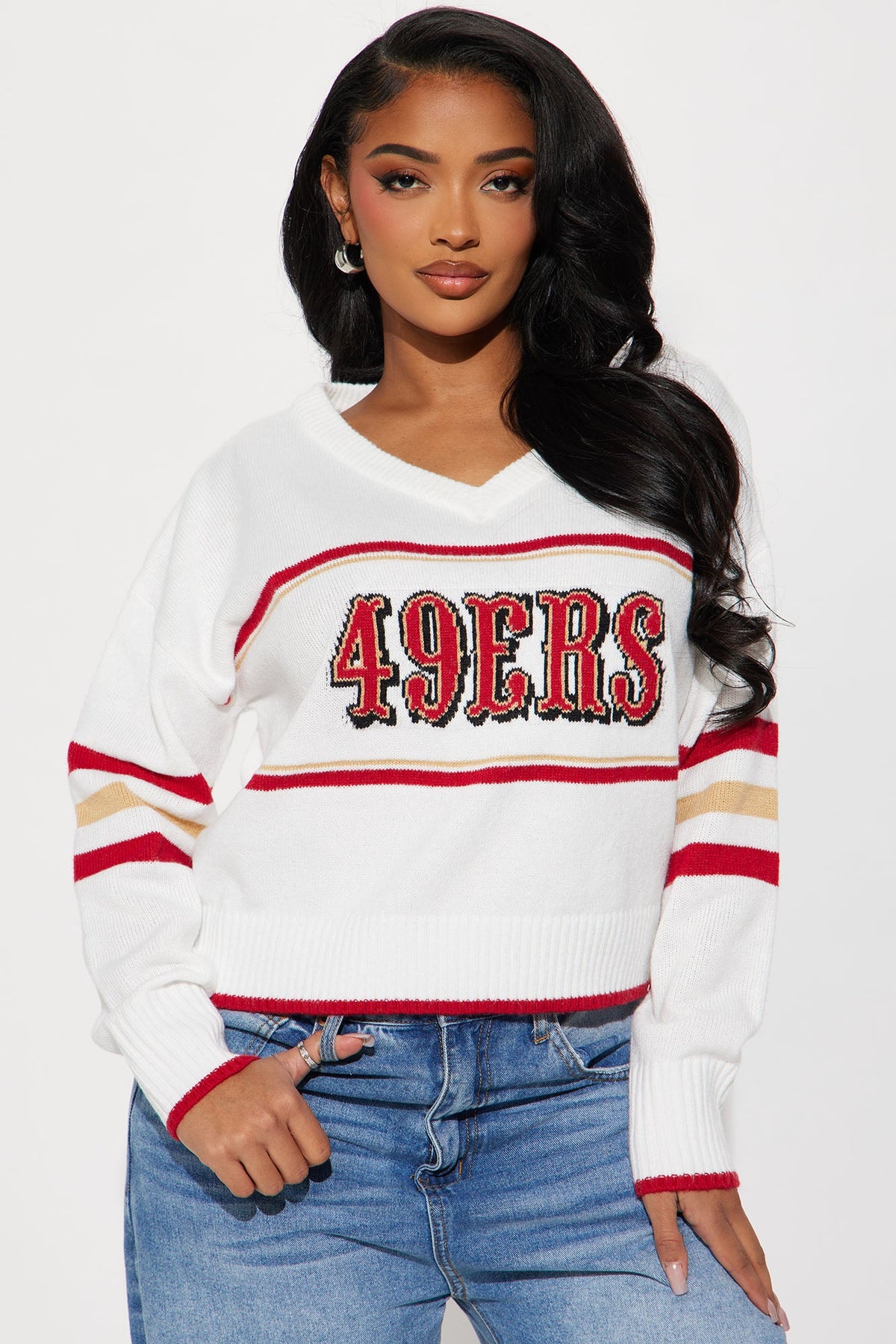 San Francisco 49ers Sweater - White/combo