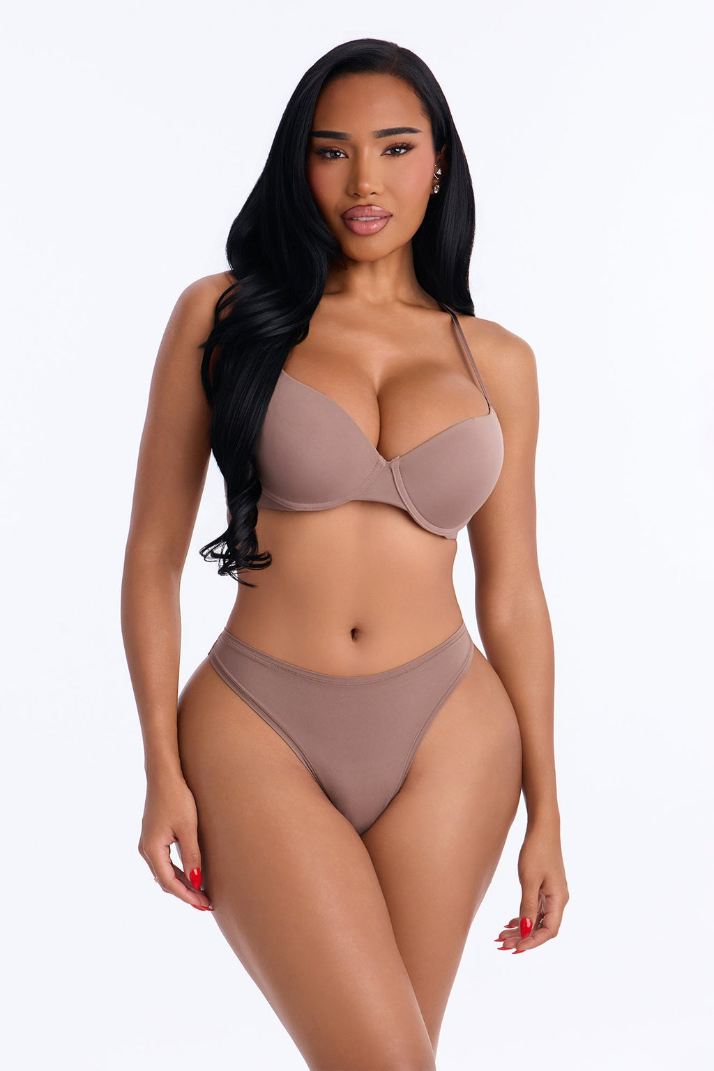 Let Me Live Thong Panty - Beige