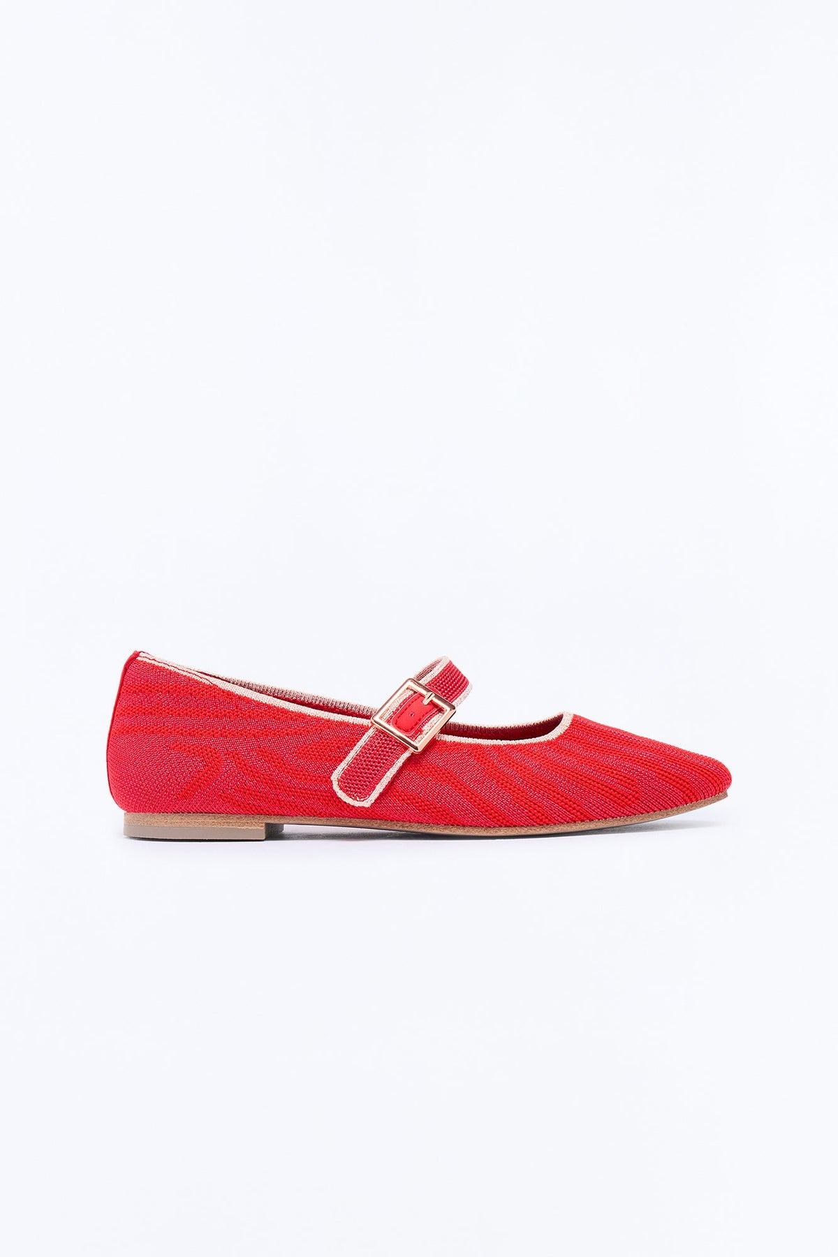Skechers Cleo Snip Glamorous Mary Jane Flats - Red