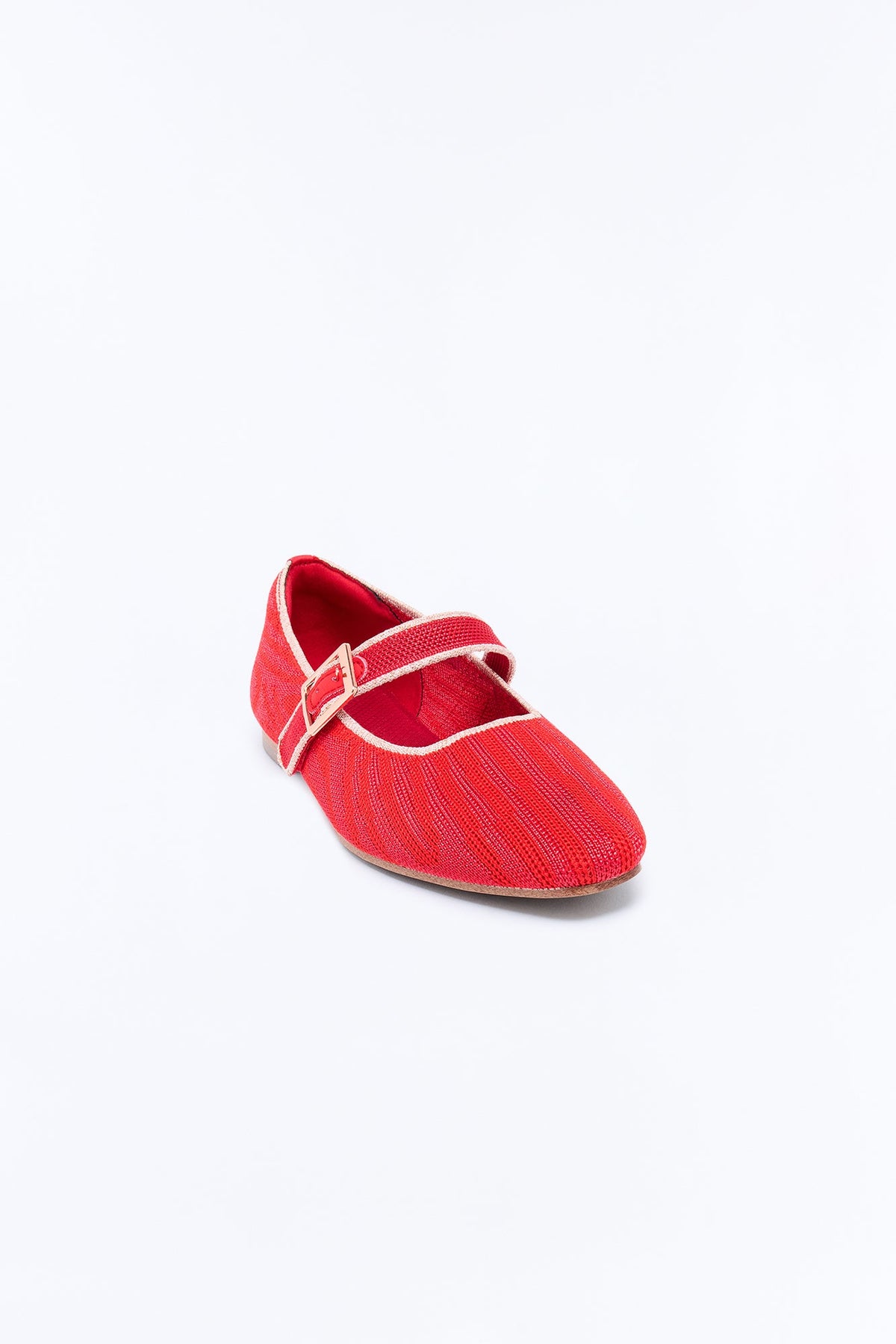 Skechers Cleo Snip Glamorous Mary Jane Flats - Red