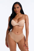 Let Me Live Low Hipster Panty - Tan