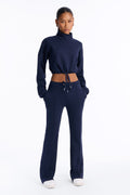 Taking It Easy Pant Set - Navy