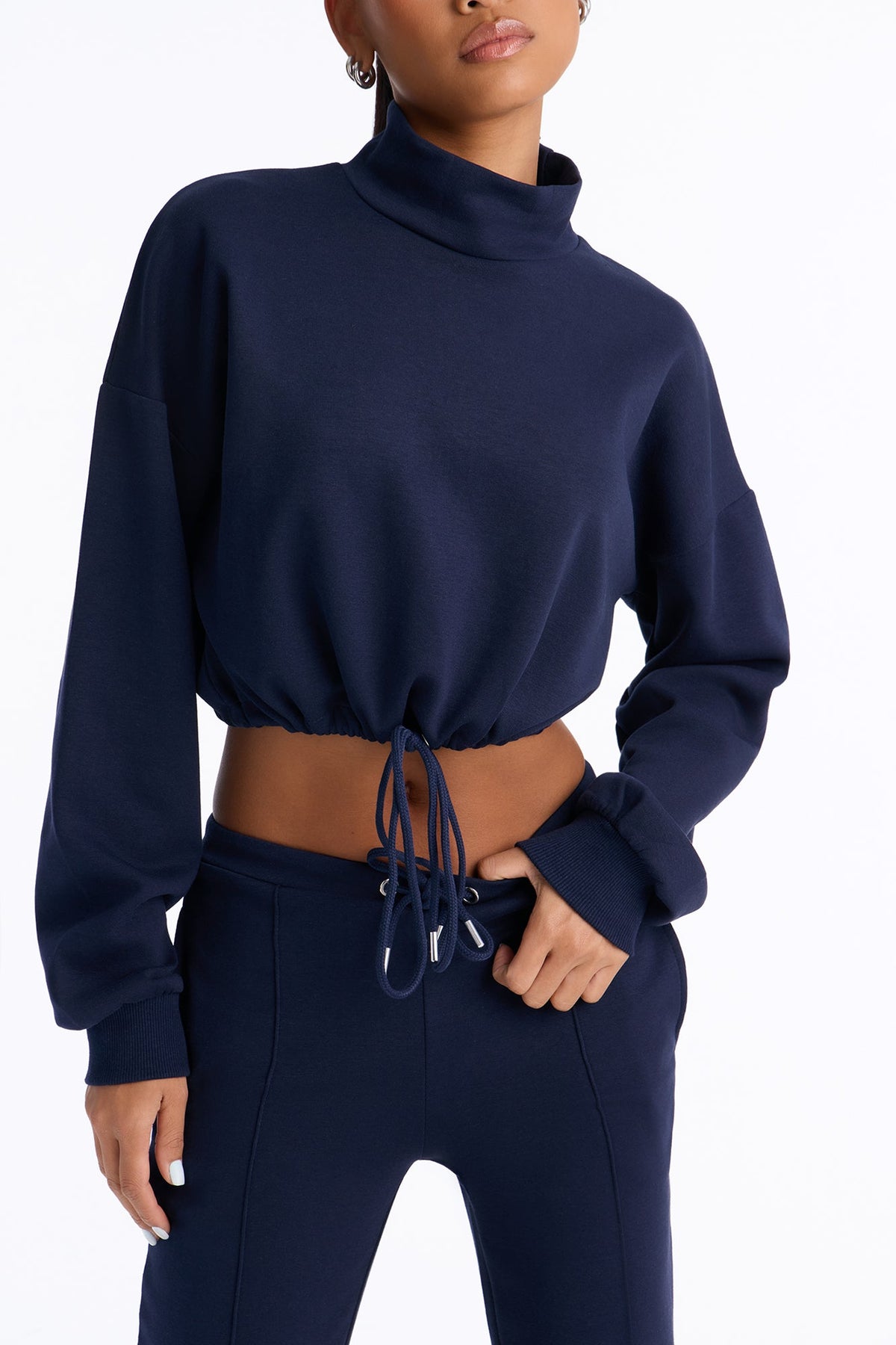 Taking It Easy Pant Set - Navy
