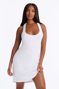 Bedtime PJ Sleep Dress - White