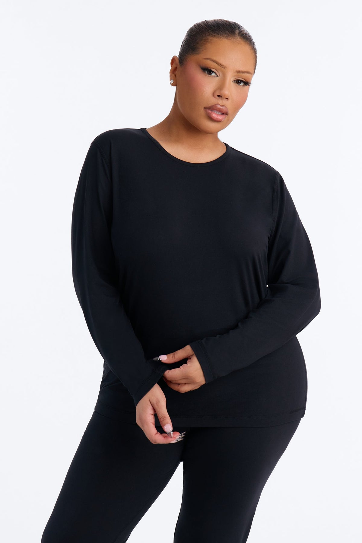 Second Skin Heat Thermal Base Layer PJ Legging Set - Black