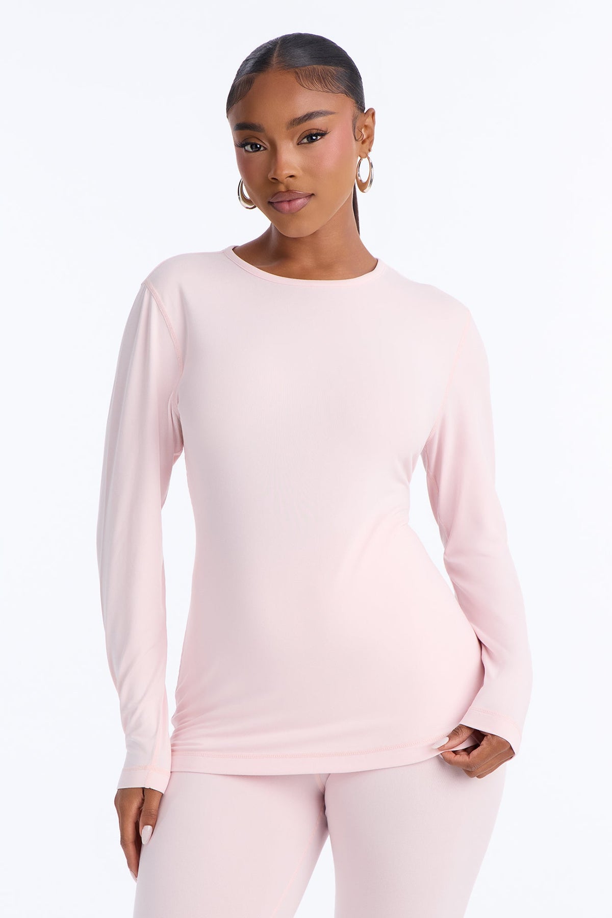 Second Skin Heat Thermal Base Layer PJ Legging Set - Pink