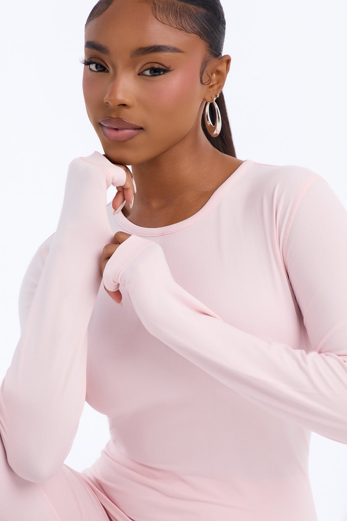 Second Skin Heat Thermal Base Layer PJ Legging Set - Pink