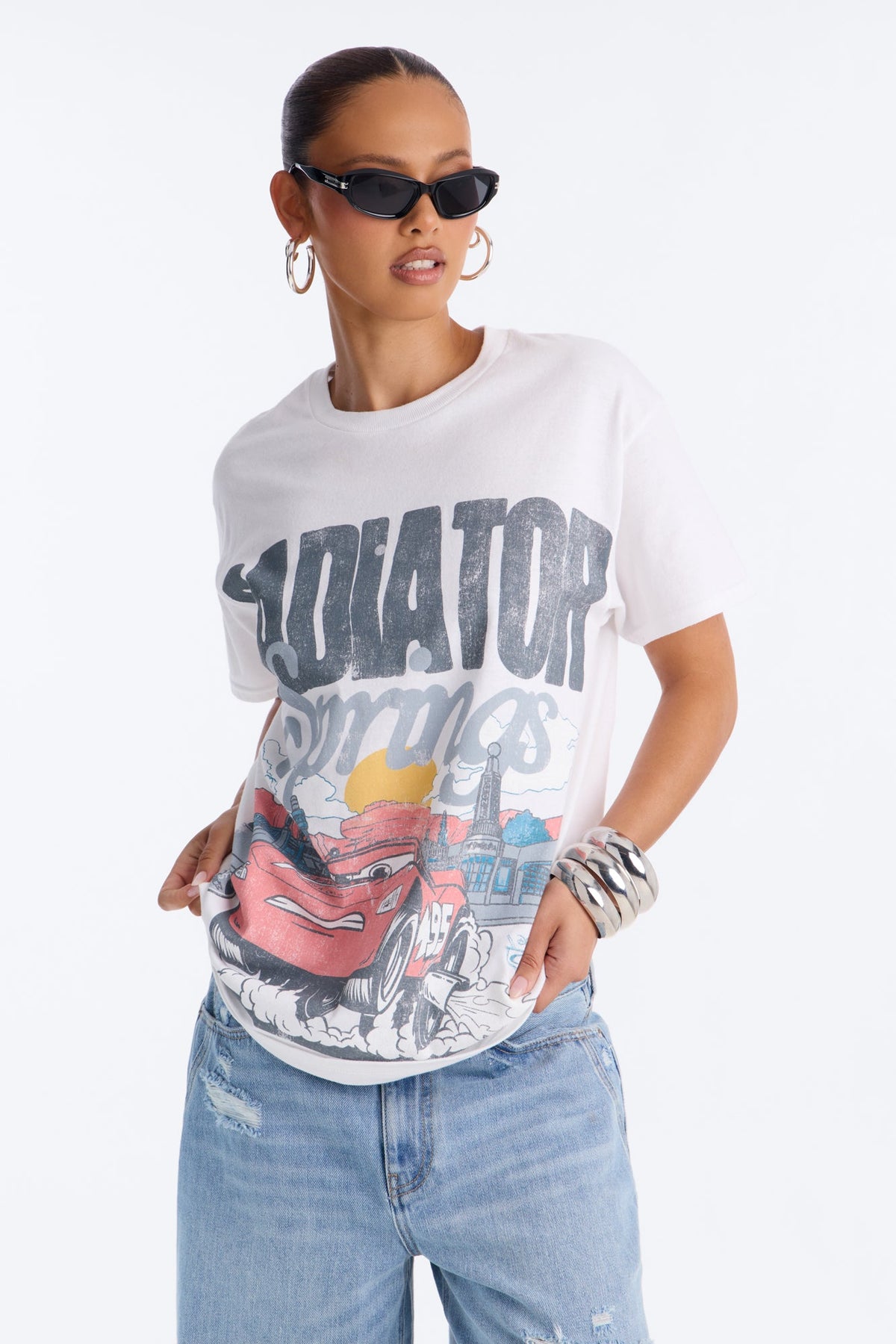 Cars Radiator Springs Tee - White